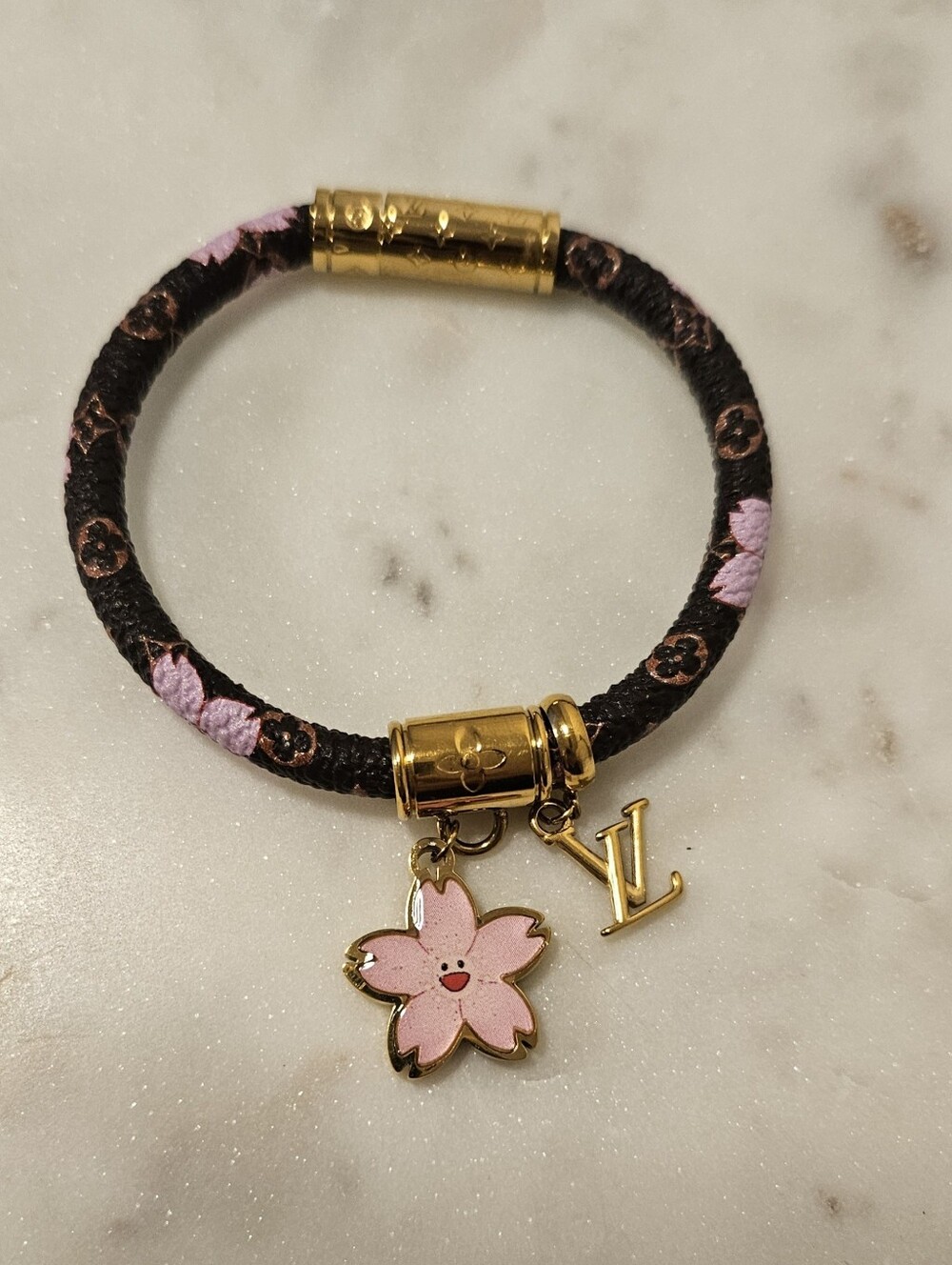 Louis Vuitton Cherry Blossom Charm Bracelet 🌸